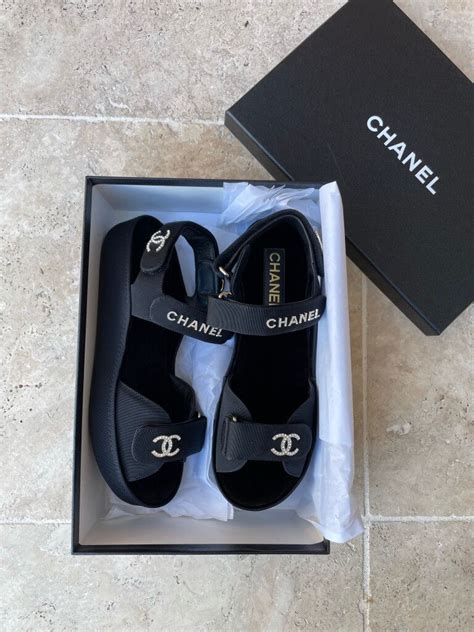 chanel platform sandals 2012|Chanel sandals women 2021.